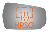 SIDE VIEW MIRROR HEATED W MOUNT